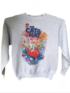 Universal Studios Vintage 90's Cat in the Hat Dr.Seuss Crewneck Pullover Size M